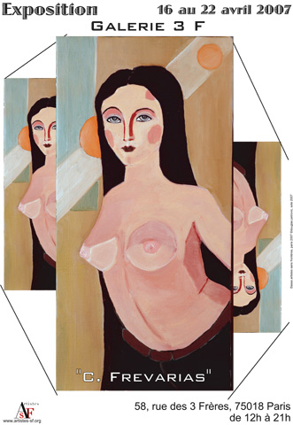 C.Frevarias, Ausstellungs Plakat, 2007